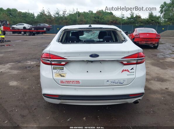 3FA6P0HDXJR223344 2018 FORD FUSION White 