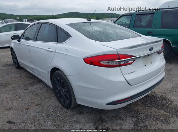 3FA6P0HDXJR231900 2018 FORD FUSION White Հետևի ձախ