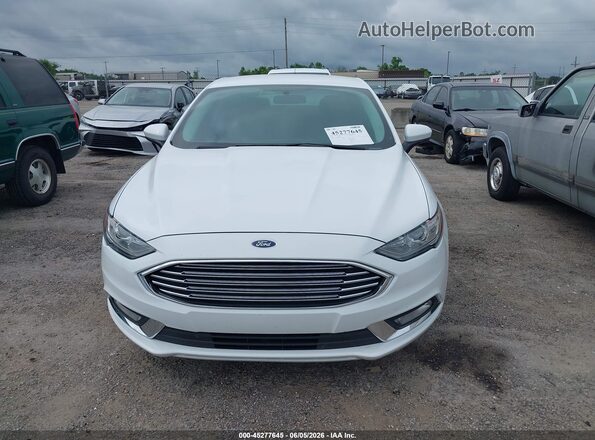 3FA6P0HDXJR231900 2018 FORD FUSION White Սարքավորումների վահանակի տեսք