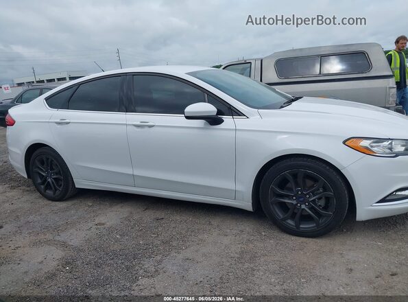 3FA6P0HDXJR231900 2018 FORD FUSION White Սալոնի հետևի տեսք