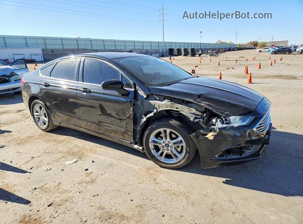 3FA6P0HDXJR232352 2018 FORD FUSION Black 