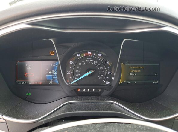 3FA6P0HDXJR252567 2018 FORD FUSION Maroon Вид щитка приладів
