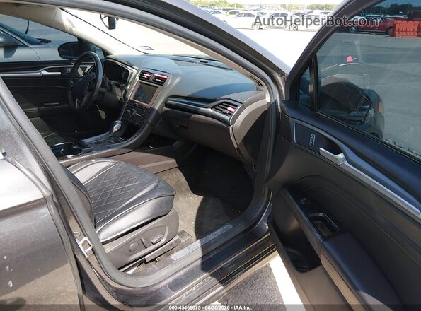 3FA6P0K90GR232406 2016 FORD FUSION Gray Widok wnętrza z przodu