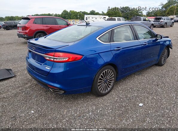 3FA6P0K90HR116155 2017 FORD FUSION Blue უკანა მარჯვენა