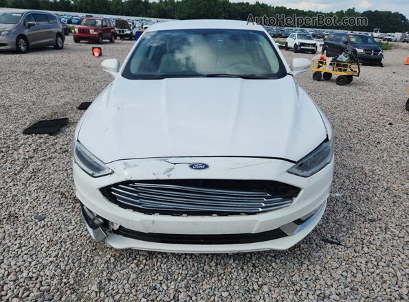 3FA6P0K90HR158910 2017 FORD FUSION Белый Вид спереди