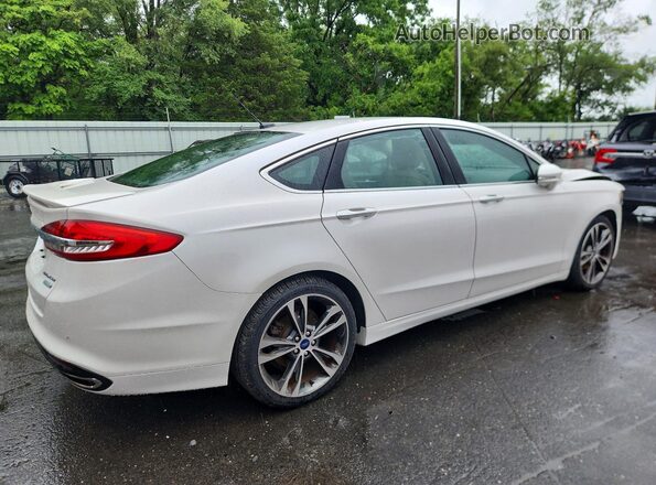 3FA6P0K91HR148550 2017 FORD FUSION Белый Задняя правая четверть