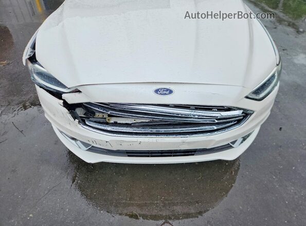 3FA6P0K91HR148550 2017 FORD FUSION Белый Вид задней части салона