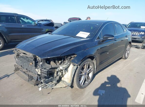 3FA6P0K96GR102940 2016 FORD FUSION Black Передня ліва чверть