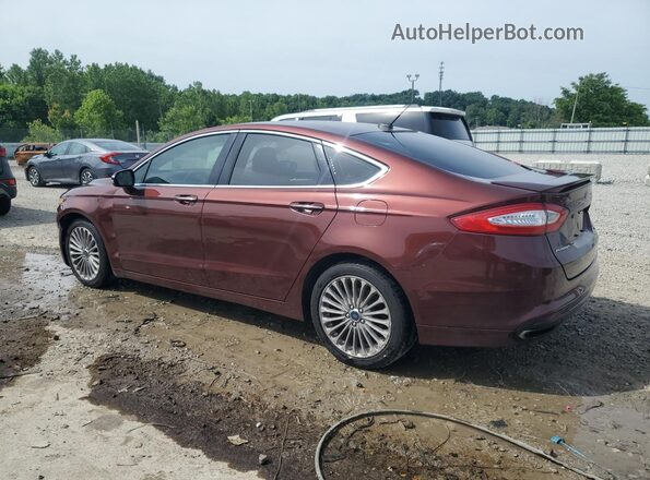 3FA6P0K96GR228442 2016 FORD FUSION Коричневый Задняя левая четверть