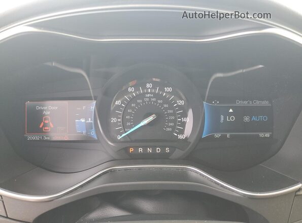 3FA6P0K96GR228442 2016 FORD FUSION Коричневый Вид щитка приборов