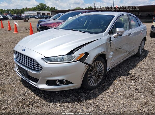 3FA6P0K96GR346801 2016 FORD FUSION Silver წინა მარცხენა ხედი სამი მეოთხედიდან