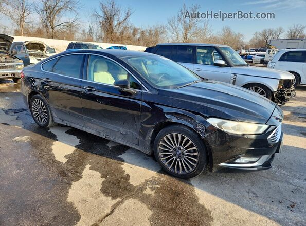 3FA6P0K97HR146933 2017 FORD FUSION Black Առջևի աջ