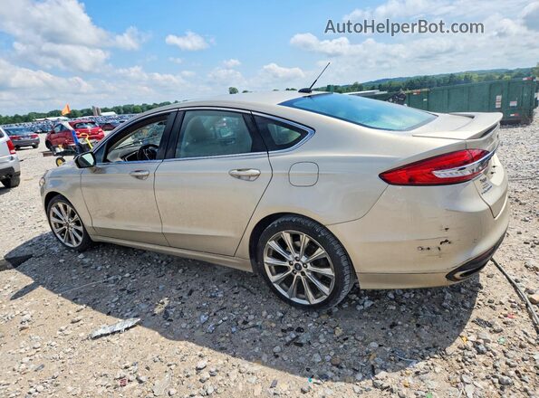 3FA6P0K97HR178152 2017 FORD FUSION Tan Rear left