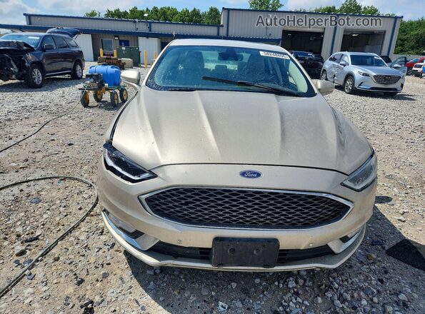 3FA6P0K97HR178152 2017 FORD FUSION Tan Front view