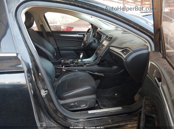 3FA6P0K98GR135695 2016 FORD FUSION Black Front interior view