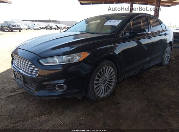 3FA6P0K98GR135695 2016 FORD FUSION Black Front left