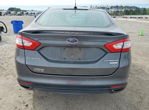 3FA6P0K99GR158032 2016 FORD FUSION Gray Widok z tyłu