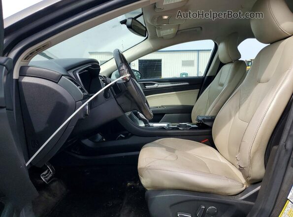 3FA6P0K99GR158032 2016 FORD FUSION Gray Widok wnętrza z przodu