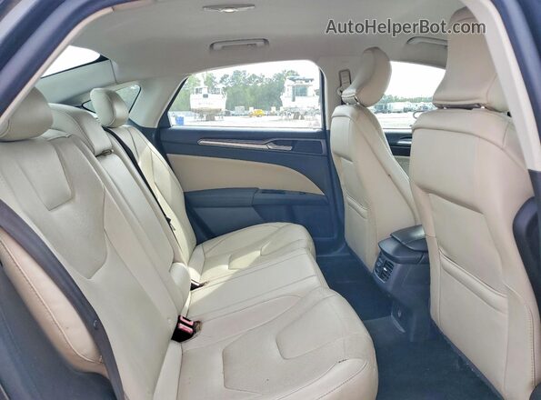 3FA6P0K99GR158032 2016 FORD FUSION Gray Widok tylnych siedzeń