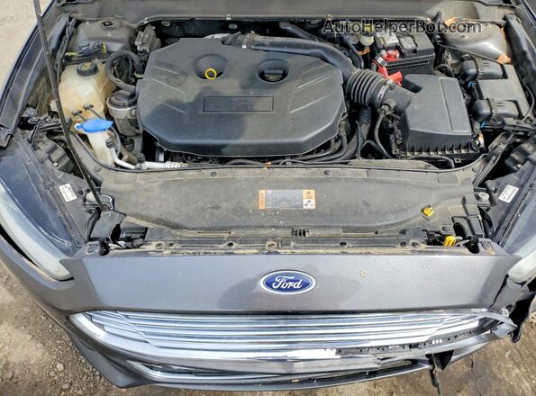 3FA6P0K99GR158032 2016 FORD FUSION Gray Widok wnętrza z tyłu