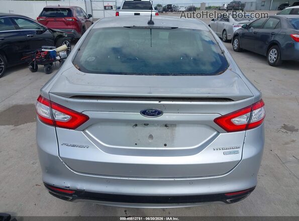 3FA6P0K99GR228046 2016 FORD FUSION Silver 
