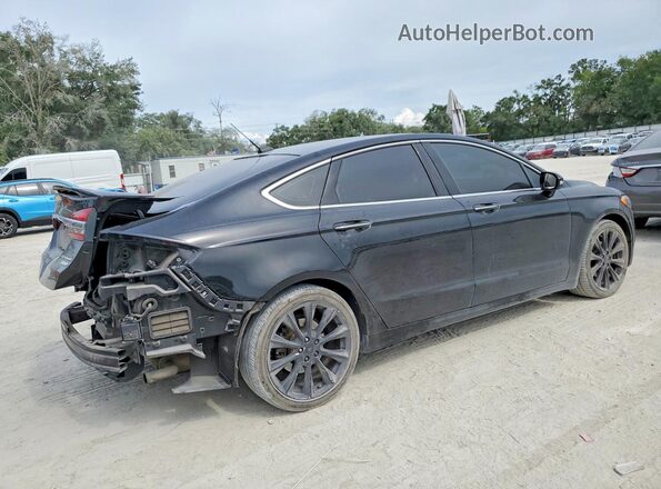 3FA6P0K99HR364162 2017 FORD FUSION Черный Задняя правая четверть