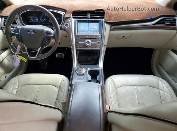 3FA6P0K99HR364162 2017 FORD FUSION Черный Вид панели приборов