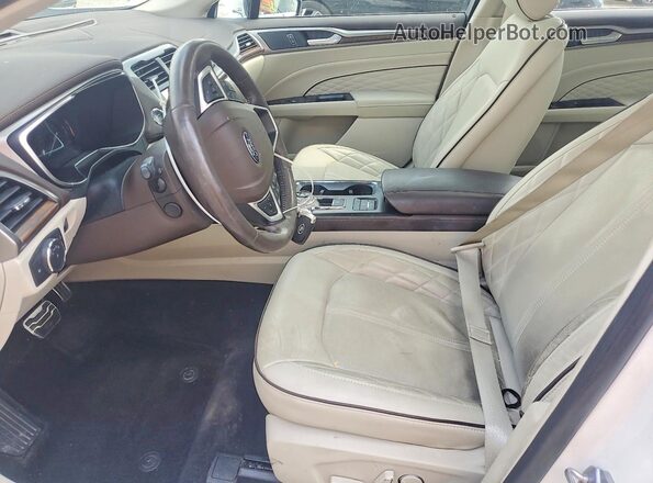 3FA6P0K99JR113261 2018 FORD FUSION White Front interior view