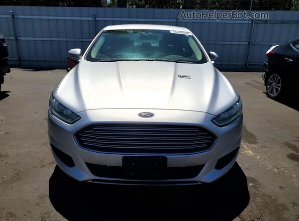 3FA6P0LU0GR397245 2016 FORD FUSION Gray Front view