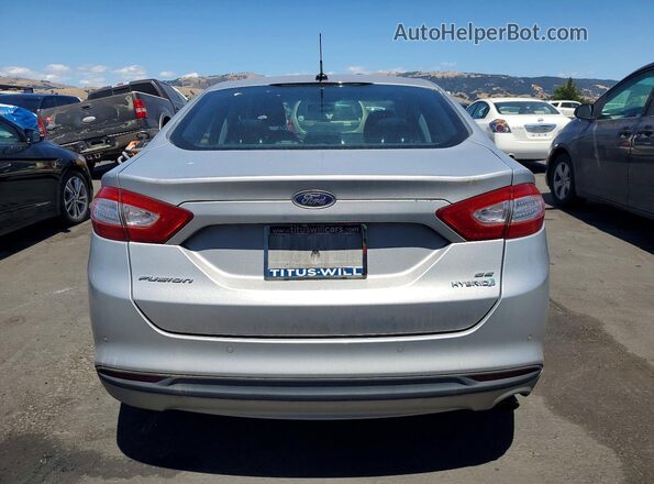 3FA6P0LU0GR397245 2016 FORD FUSION Gray Rear view