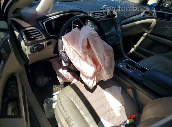 3FA6P0LU0HR264051 2017 FORD FUSION Blue Widok deski rozdzielczej