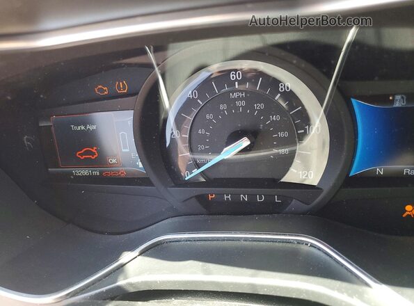 3FA6P0LU0HR264051 2017 FORD FUSION Blue Widok zestawu wskaźników