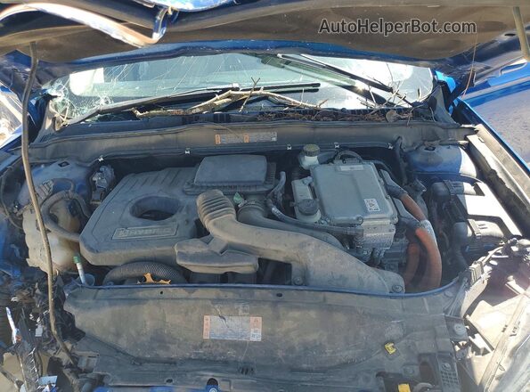3FA6P0LU0HR264051 2017 FORD FUSION Blue Widok wnętrza z tyłu
