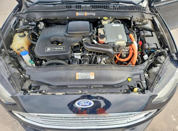 3FA6P0LU0HR300112 2017 FORD FUSION Black Սալոնի հետևի տեսք