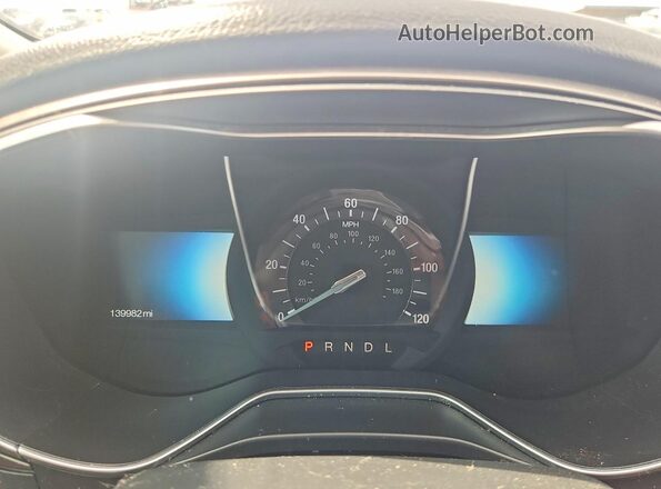 3FA6P0LU0HR300112 2017 FORD FUSION Black Սարքավորումների վահանակի տեսք