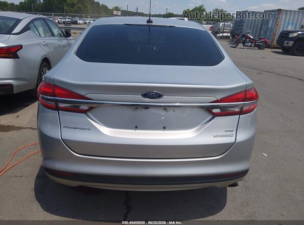 3FA6P0LU0HR386599 2017 FORD FUSION HYBRID Silver 