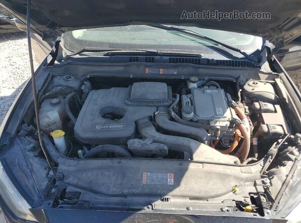 3FA6P0LU0JR116990 2018 FORD FUSION Black Widok wnętrza z tyłu
