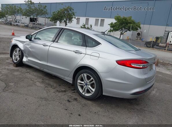 3FA6P0LU0JR173805 2018 FORD FUSION HYBRID Silver Հետևի ձախ