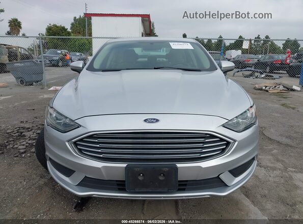3FA6P0LU0JR173805 2018 FORD FUSION HYBRID Silver Սարքավորումների վահանակի տեսք