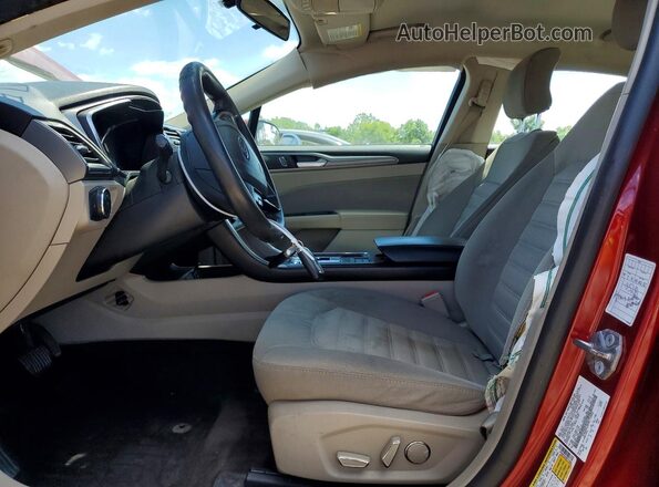 3FA6P0LU0JR173903 2018 FORD FUSION Red Սալոնի դիմացի տեսք
