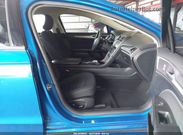 3FA6P0LU0KR149487 2019 FORD FUSION HYBRID Blue Vista interior delantera