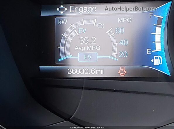 3FA6P0LU0KR149487 2019 FORD FUSION HYBRID Blue 