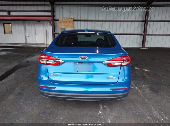 3FA6P0LU0KR149487 2019 FORD FUSION HYBRID Blue 