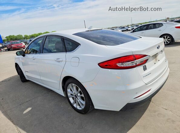 3FA6P0LU0KR208697 2019 FORD FUSION White Rear left