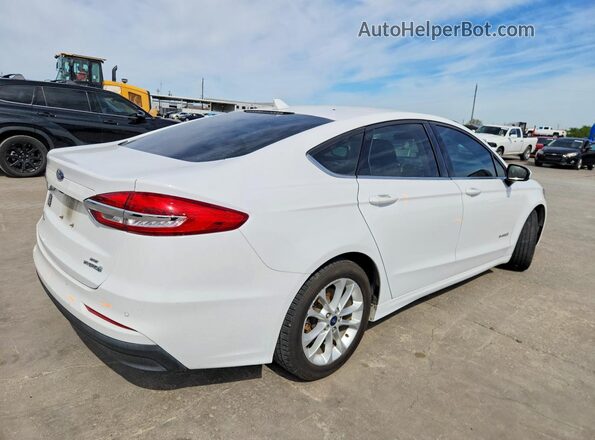 3FA6P0LU0KR208697 2019 FORD FUSION White Rear right