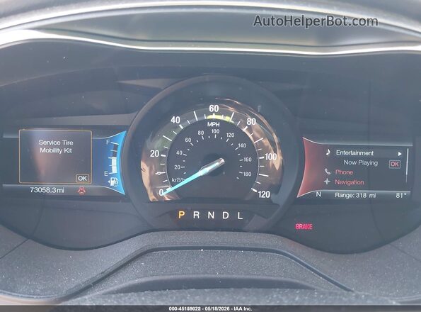 3FA6P0LU0LR154691 2020 FORD FUSION Gray 