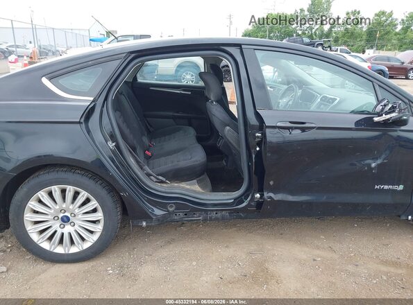 3FA6P0LU1GR262758 2016 FORD FUSION HYBRID Black Vista frontal
