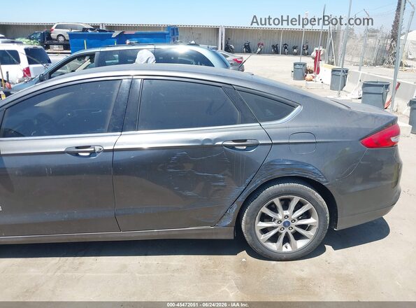 3FA6P0LU1HR286155 2017 FORD FUSION HYBRID Gray 