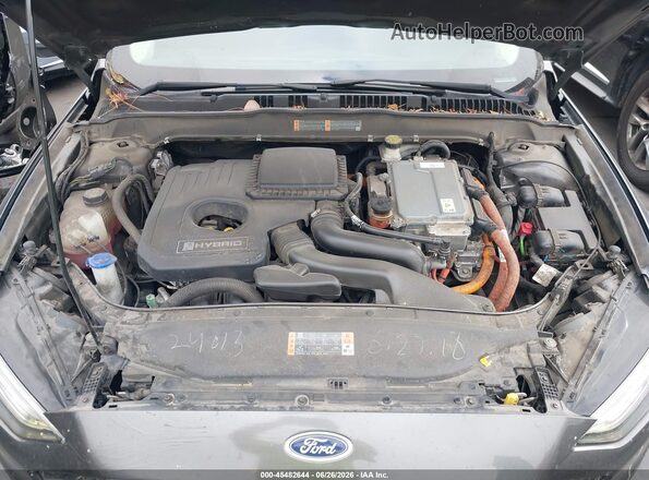 3FA6P0LU1HR387132 2017 FORD FUSION HYBRID Gray Vista trasera