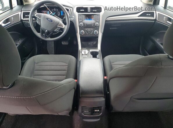 3FA6P0LU1JR117582 2018 FORD FUSION Белый Вид панели приборов